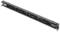 A long black beam with diagonal bracing. Suitable for structural support in building construction.