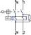 'Hydraulic Circuit Diagram: Four-Way Valve with Spring for Neutral Position. Connections N1, N2 and Control -Q Shown.'
