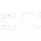 Technical drawing of two side views of a square device, dimensions clearly indicated: 90x100 mm and 131.7x118.7 mm.