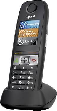 Gigaset E630 HX DECT handset Black