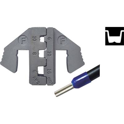 Wire stripping pliers, showing scales for wire sizes in mm² and AWG. Alongside is a stripped wire end with a blue sleeve for illustration.