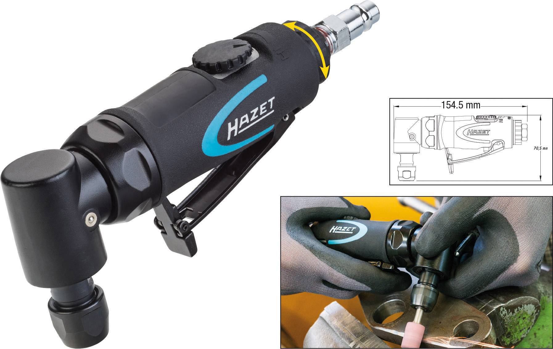 Hazet 9032N-5 Pneumatic sander 6.3 bar