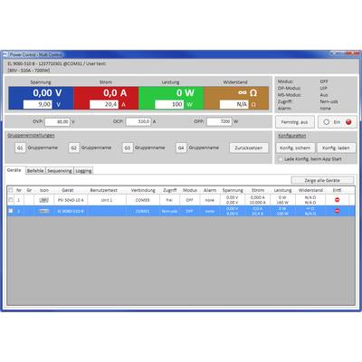 EA Elektro Automatik EA-Multi Control Software Compatible with EA Elektro-Automatik 