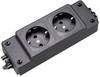 Wieland Electric 99.600.0028.0 2x Power strip w/o switch Black
