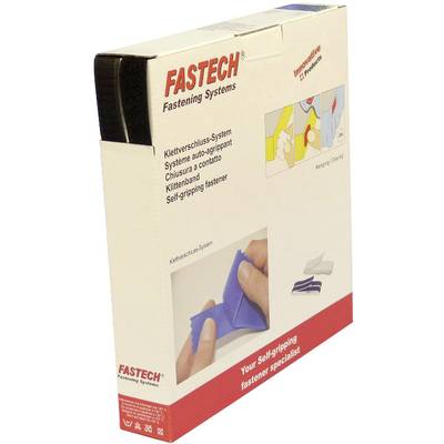 FASTECH® B20-STD-HL999925 Hook-and-loop tape sew-on Hook and loop pad (L x W) 25 m x 20 mm Black 25 m