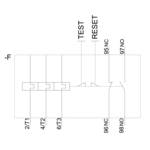 Overload relay 1-4A motor protection S00, Class 10, contactor mounting