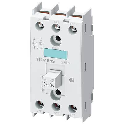 'Siemens electric power switch, Sirius model, with terminals and switch, suitable for industrial applications.'