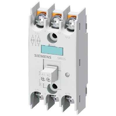 A Siemens electrical contactor, model 'SIRIUS', with three upper and three lower terminals, suitable for circuit protection.