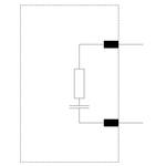 Surge suppressor, RC element, AC127-240V, DC150-250V for motor contactors