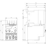 Overload relay 4.5-6.3A MOTOR PROTECTION S00, Class 10, contactor mounting