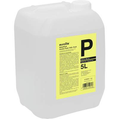 A 5-litre container of fog fluid by 'eurolite', suitable for professional fog machines.