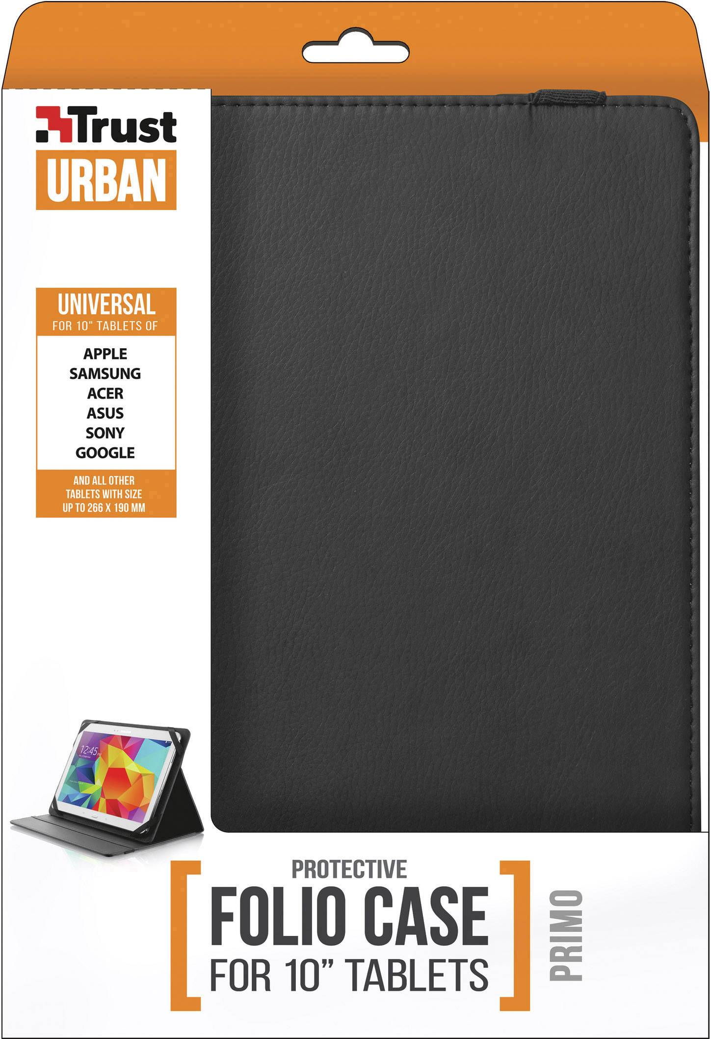 Trust Tablet bag 22,9 cm (9") - 25,4 cm (10") Book case Black-2