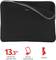 Black laptop sleeve by Trust with grey zip. Suitable for 13.3-inch laptops, shock-absorbing and flexible.