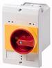 Eaton E-PKZ0-GR 072908 Housing Recess mount, + kill switch (L x W x H) 80 x 85 x 129 mm EMERGENCY STOP Red, Yellow, Grey 1 pc(s)