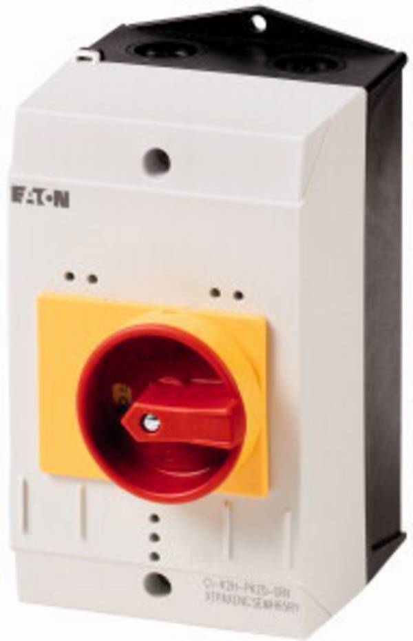 Eaton CI-K2-PKZ0-GR 219655 Housing + kill switch (L x W x H) 130 x 100 x 160 mm EMERGENCY STOP Red, Yellow, Grey, Black 1 pc(s)