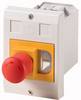Eaton E-PKZ01-PVT 281636 Housing Recess mount, + kill switch (L x W x H) 129 x 90 x 176 mm EMERGENCY STOP Grey, Red, Yellow 1 pc(s) Piece