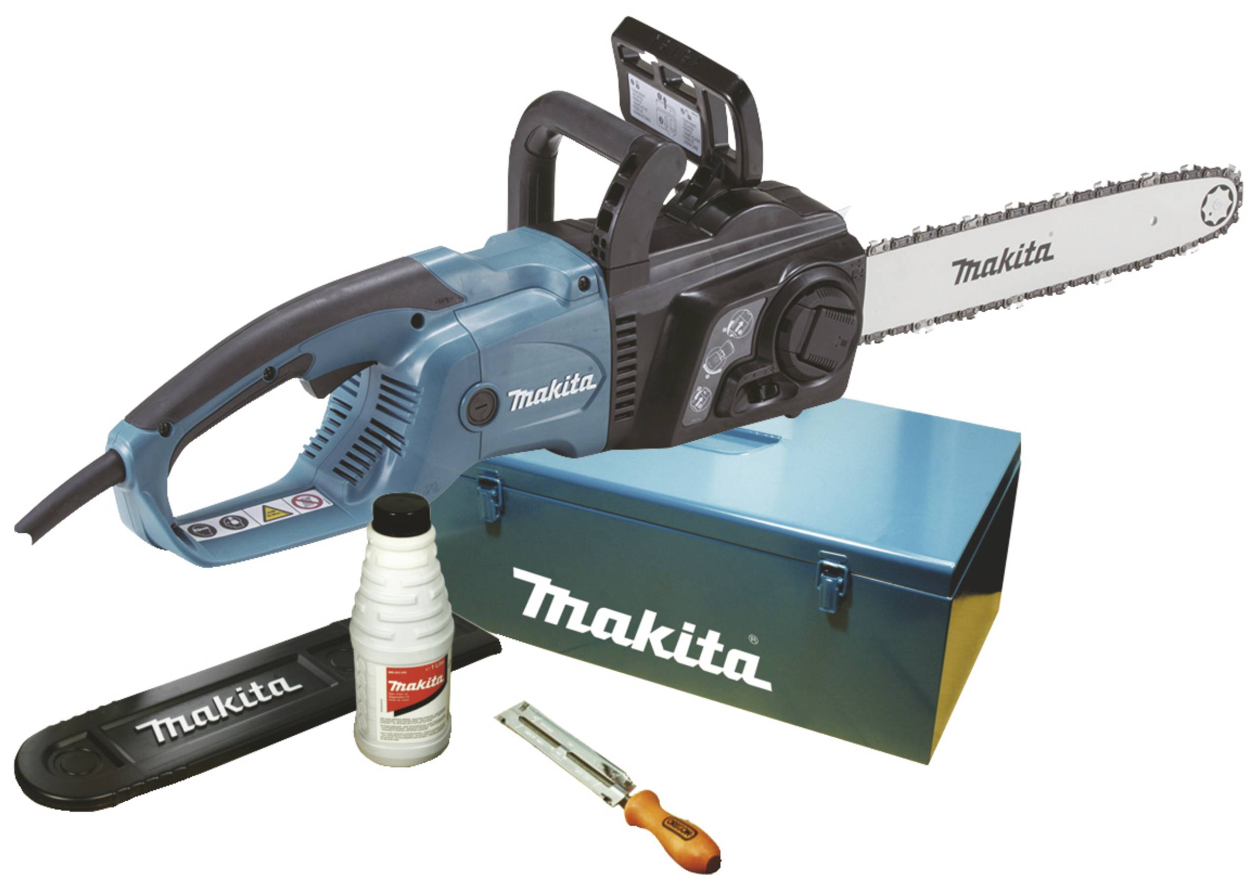 Makita UC3551AK Mains Chainsaw + accessories 2000 W Blade length 350 mm