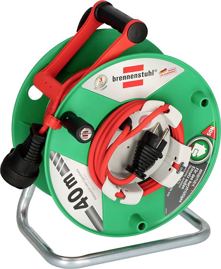 Brennenstuhl 1188470 Cable reel 40.00 m Red PG plug