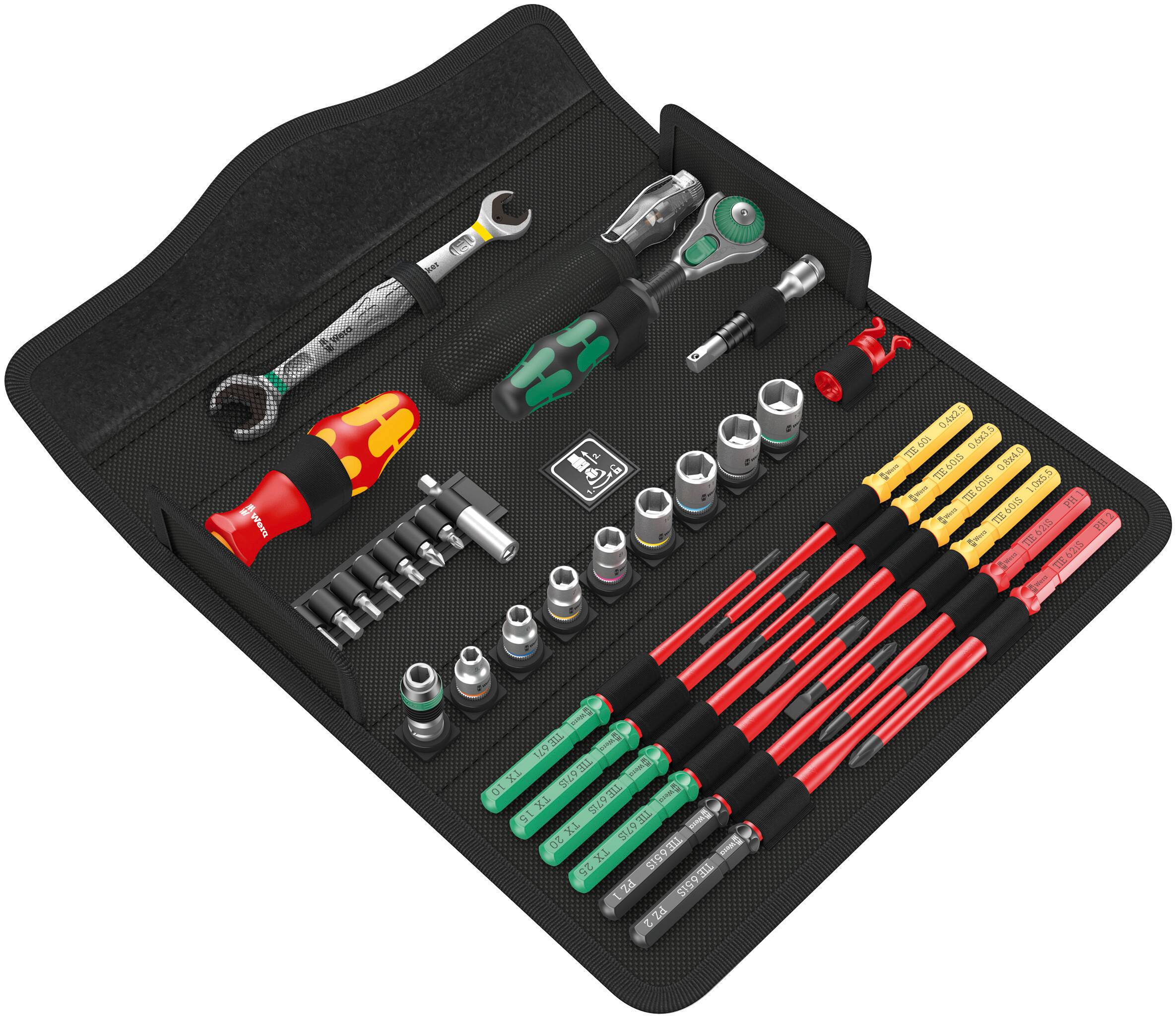 Wera KK W 1 05135926001 Tool kit DIYers Bag 35-piece