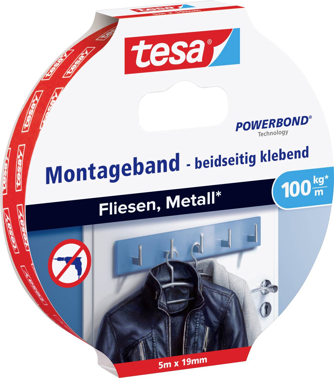 tesa ULTRA STRONG 77747-00000-00 Industrial tape tesa® Powerbond White (L x W) 5 m x 19 mm 1 pc(s)