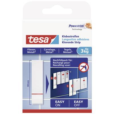 tesa 77761 Adhesive strips  White Content: 6 pc(s)