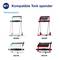 Four Tork dispensers in various versions: two in blue and two in red. Models: 652000, 652008, 652100, 652108.