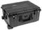 'Image of a rugged black carrying case with a sturdy handle, designed for secure transport and protection of sensitive equipment.'