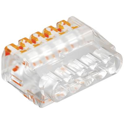 OBO Bettermann 2054458 61 525 FL Connector clip flexible: 0.2-2.5 mm² fixed: 0.2-2.5 mm² Number of pins: 5 1 pc(s) Trans