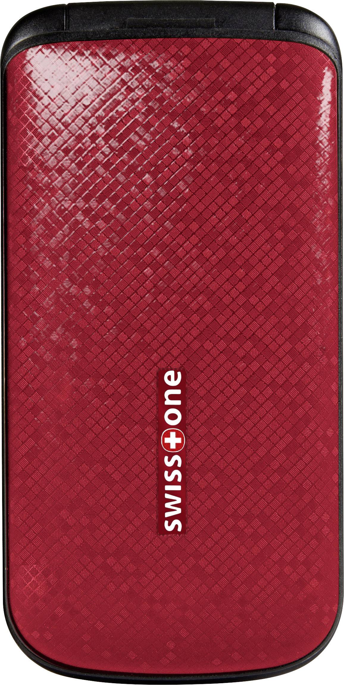 swisstone SC 330 Flip top mobile phone Red-1