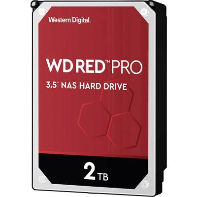 Western Digital WD Red™ Pro 2 TB  3.5" (8.9 cm) internal HDD SATA 6 Gbps WD2002FFSX Bulk