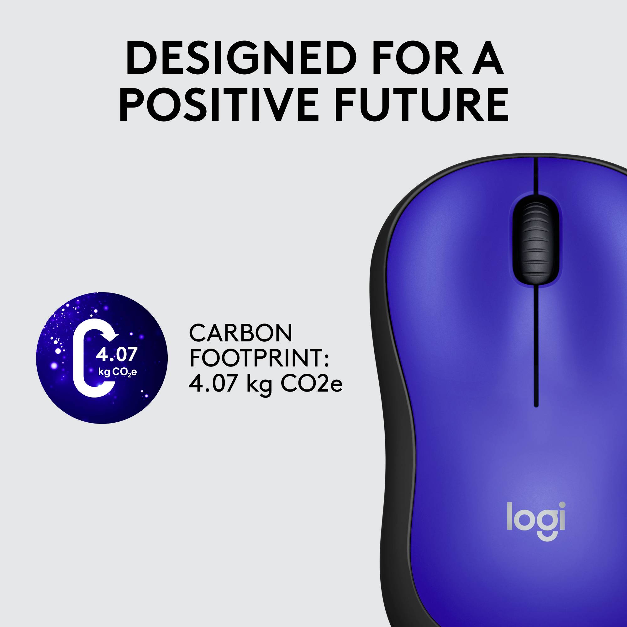 Logitech M220 Silent Mouse Radio Optical Blue 3 Buttons 1000 dpi-10