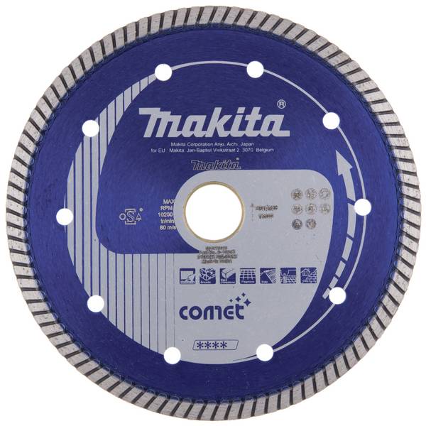 Makita B-13007 COMET Diamond cutting disc Diameter 150 mm Bore diameter 22.23 mm Limestone, Slate, Brick, Granite, Concrete 1 pc(s)