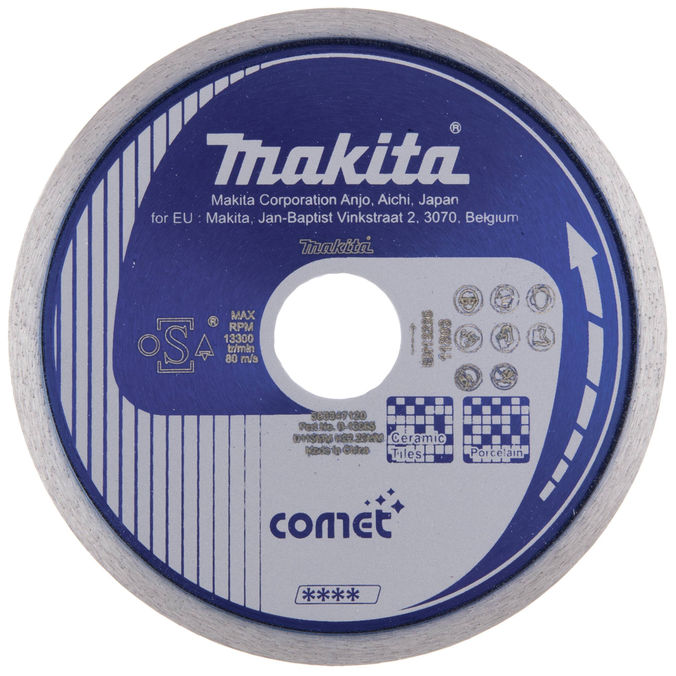 Makita B-13085 COMET Diamond cutting disc Diameter 115 mm 1 pc(s)-0