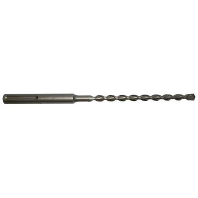 Metal drill bit with a spiral groove, used for precision drilling in solid materials.