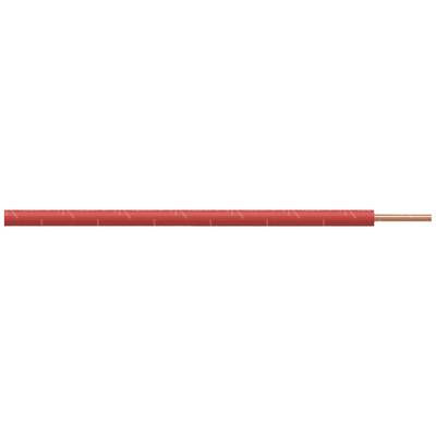 Faber Kabel 040019 Jumper wire H05V-U 1 x 0.75 mm² Red Sold per metre