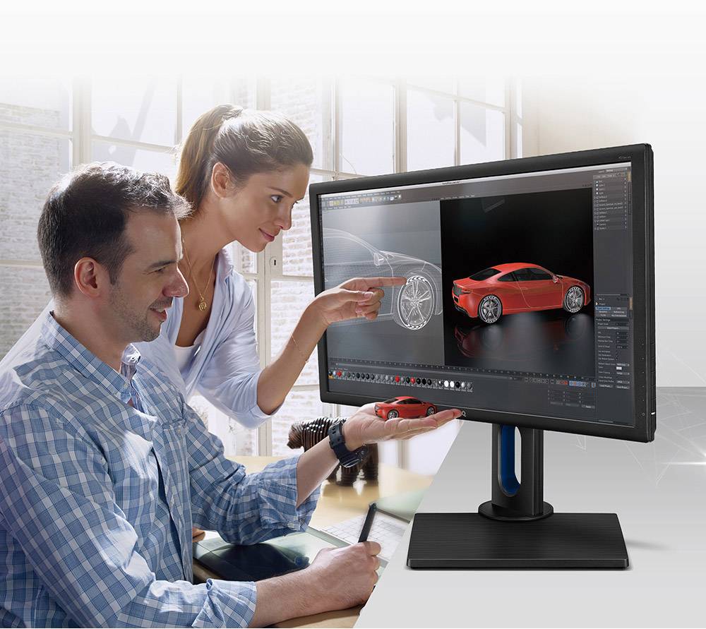 BenQ PD2700Q LED 68.6 cm (27 inch) EEC G (A - G) 2560 x 1440 p WQHD 4 ms HDMI™, USB A (USB 2.0), DisplayPort, Mini Displ-25