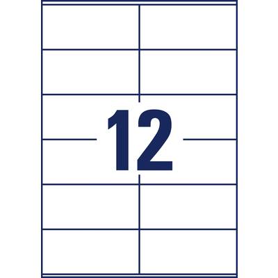 A white card with dark blue lines and the number 12 in the centre.