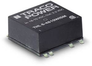 TracoPower  THL 6-2423WISM  DC/DC converter (SMD)  24 V DC  15 V DC, -15 V DC  200 mA  6 W  No. of outputs: 2 x  Content 1 pc(s)
