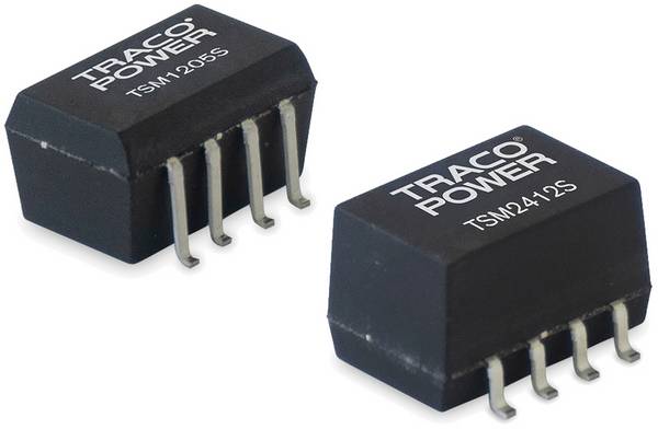 TracoPower TSM 2415D DC/DC converter (SMD) 24 V DC +12 V DC, -12 V DC 30 mA 1 W No. of outputs: 2 x Content 1 pc(s)