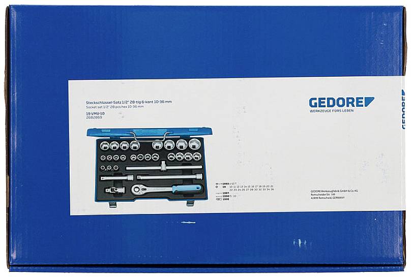 GEDORE ソケットセット 1/2 19VMU‐10 2682869 :tr-8554428