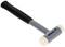 A rubber mallet with a grey metal body and black, ribbed handle. 'GEDORE' marking on the hammer head.