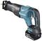 A blue and black Makita acoustic saw with an 18V lithium-ion battery, suitable for various cutting tasks.