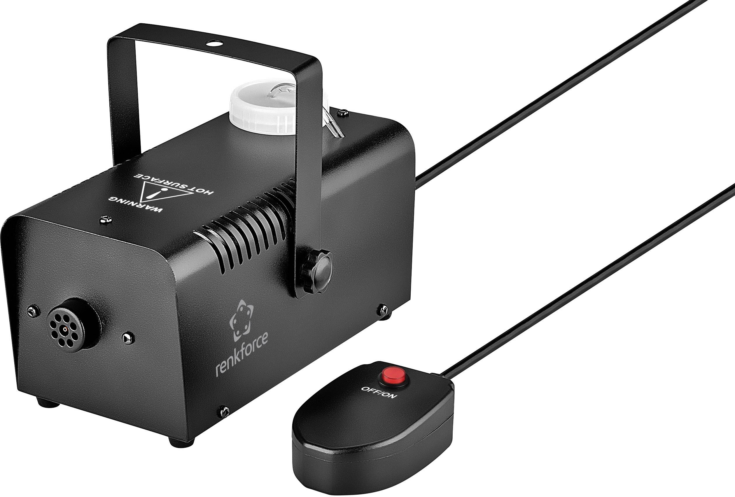 Renkforce FM01 Smoke machine incl. mounting bracket, incl. corded remote control