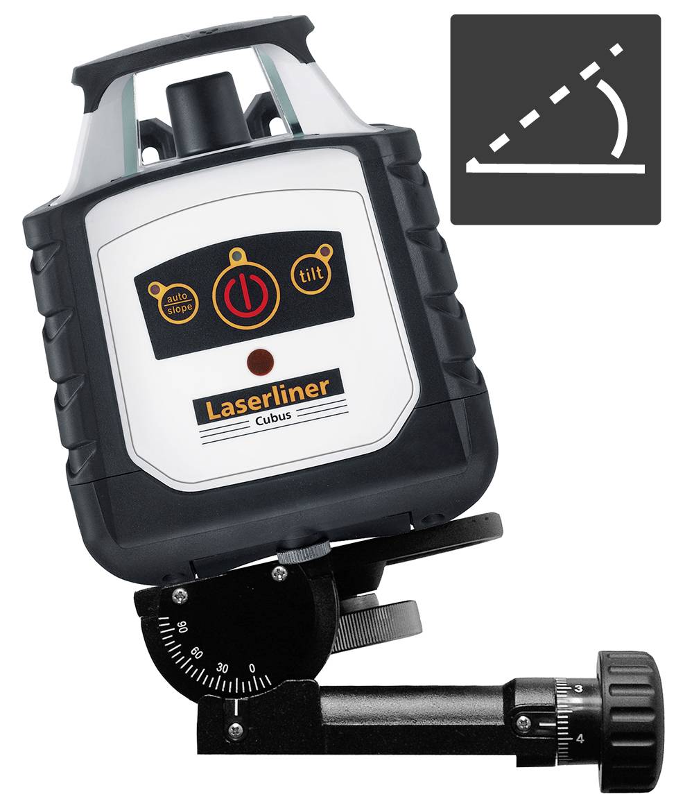 Laserliner Cubus 110 360-degree laser Incl. laser receiver, Self-levelling Range (max.): 100 m Calibrated to: Manufactur-7