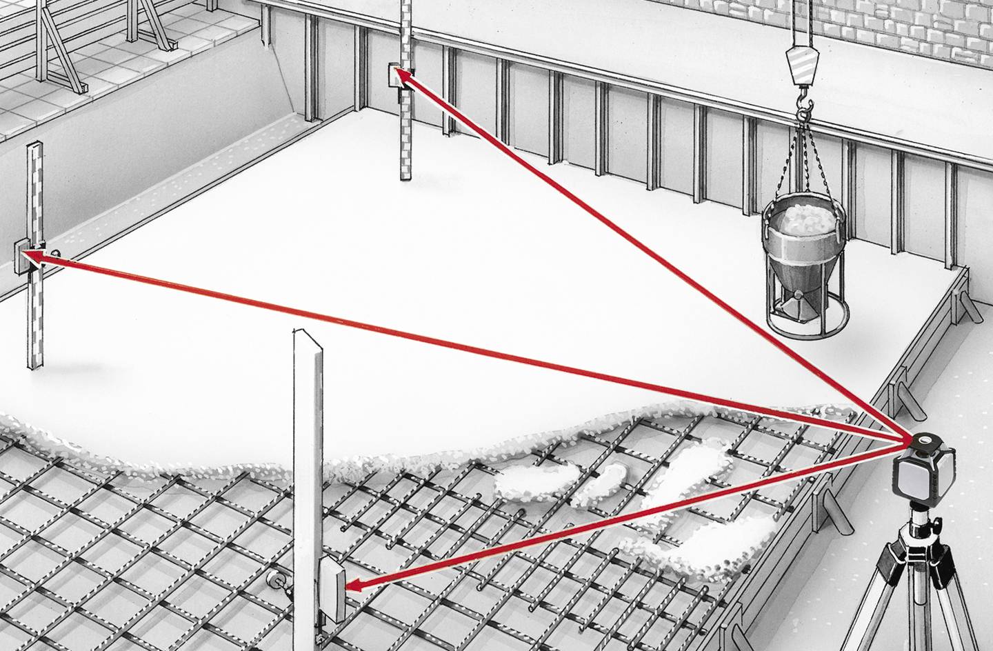 Laserliner Cubus 110 360-degree laser Incl. laser receiver, Self-levelling Range (max.): 100 m Calibrated to: Manufactur-10