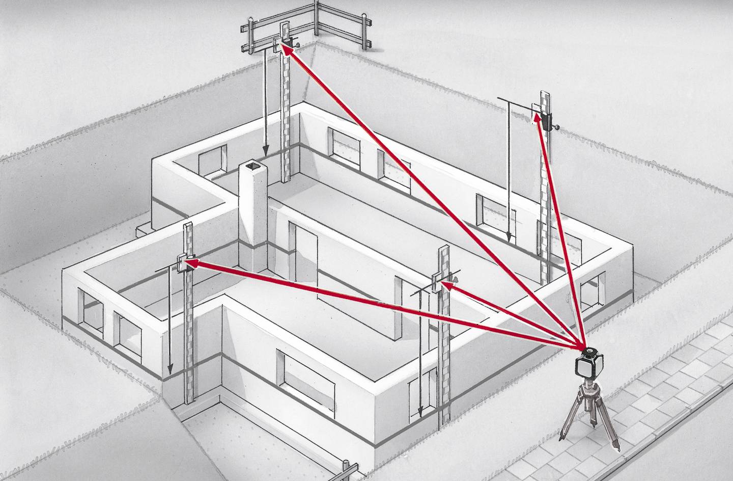 Laserliner Cubus 110 360-degree laser Incl. laser receiver, Self-levelling Range (max.): 100 m Calibrated to: Manufactur-12