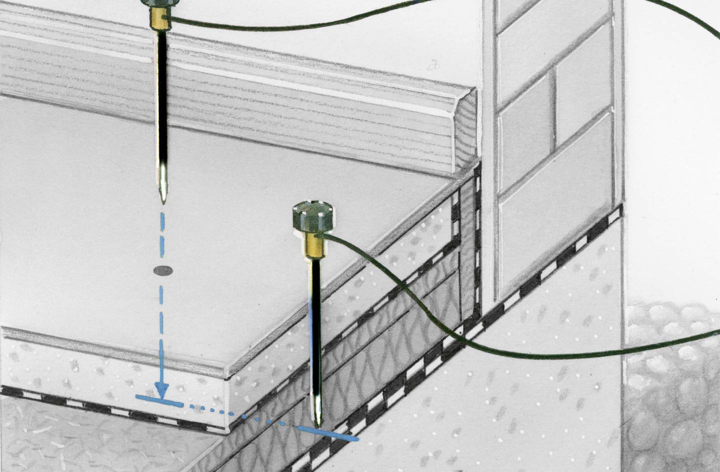 Laserliner MultiWet-Master Inspection Set Moisture meter Building moisture reading range 0 up to 40 vol% Wood moisture r-4