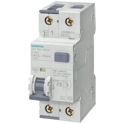 Siemens 5SU13543KK13 RCBO 2-pin 13 A 0.03 A 230 V-0