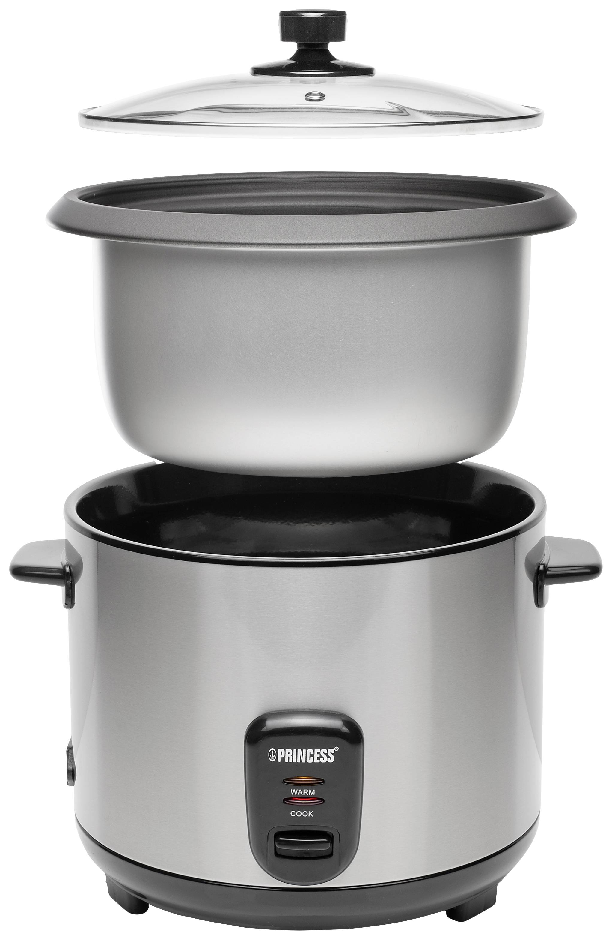 Princess 01.271950.01.001 Rice cooker Stainless steel, Black