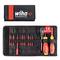 Toolkit with 14 Pieces. Includes screwdrivers and bits in a black case with a red accent. Brand name 'Wiha'.